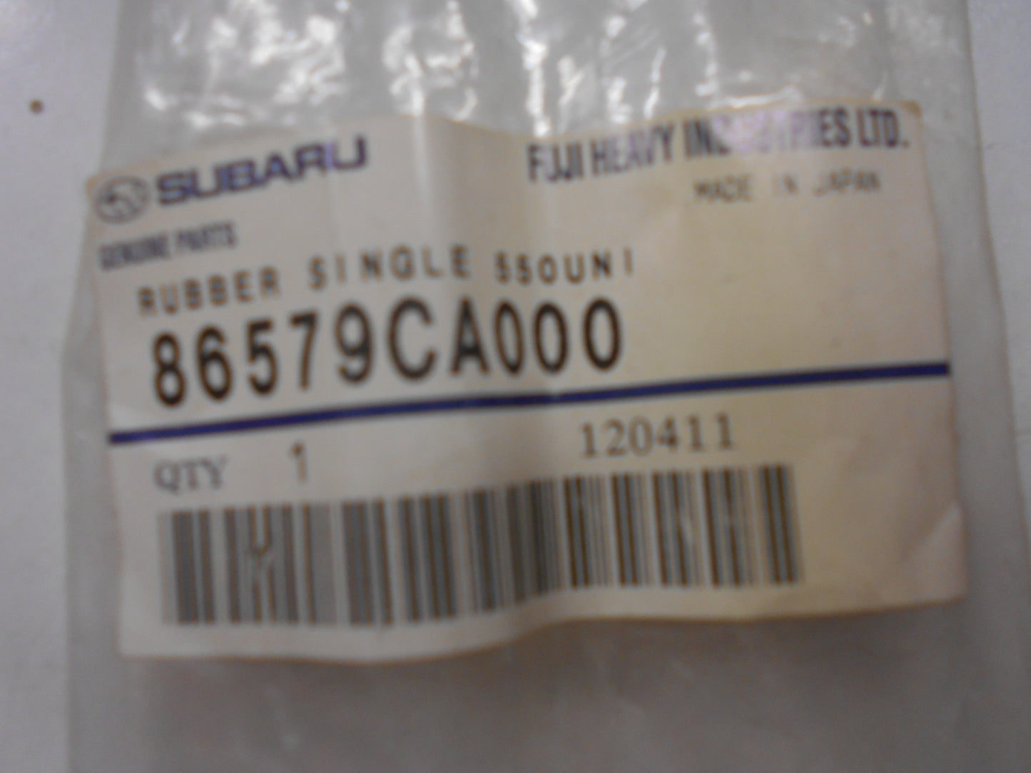 Subaru BRZ Genuine Rubber Wiper Blade Single Replacement New Part