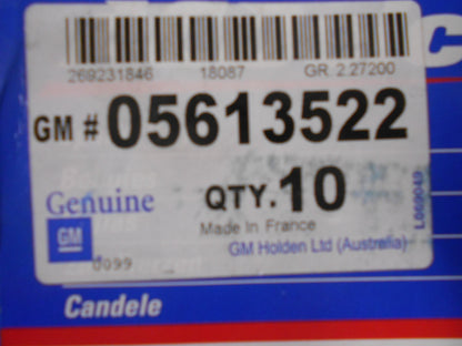 Holden, Ford, Toyota Various Models Genuine Spark Plugs New Part