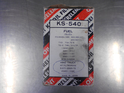 Hino Truck Genuine Fuel Filter Element New Part