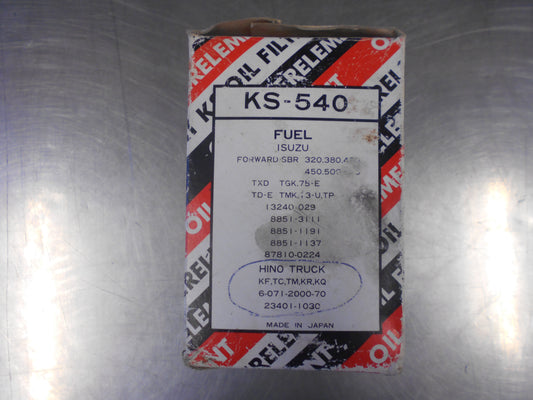 Hino Truck Genuine Fuel Filter Element New Part