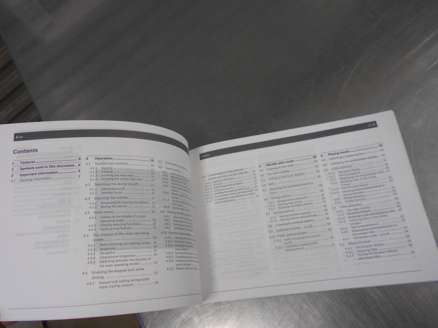 Suzuki Jimny Genuine Infotainment System Operating Instructions New Part