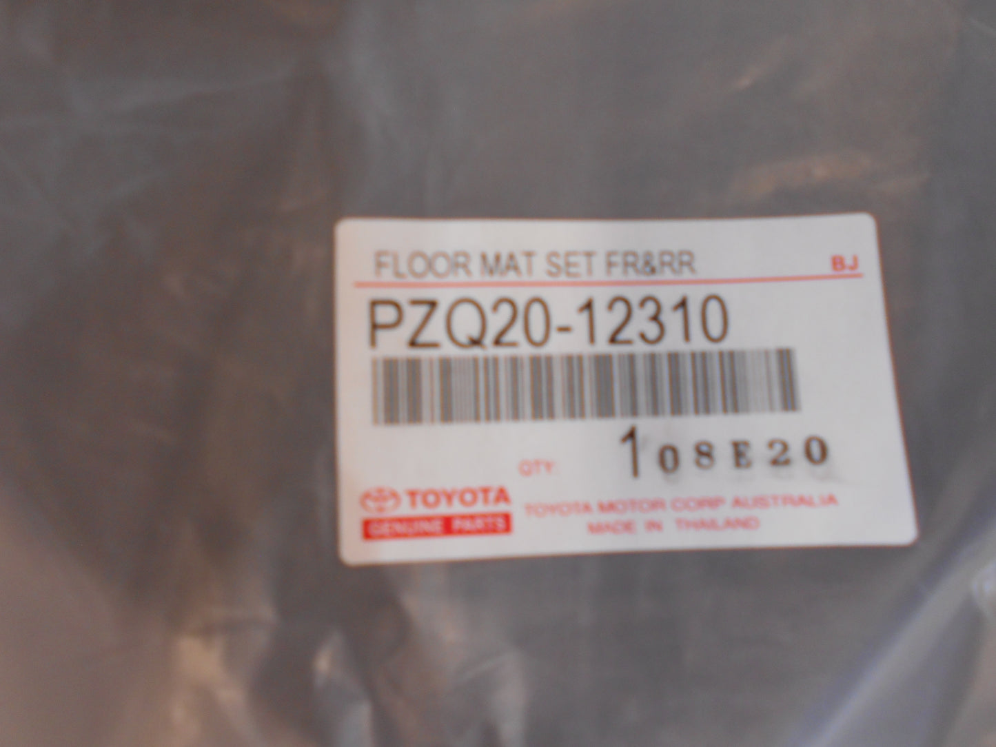 Toyota C-HR Genuine Textile Floor Mat Set New Part