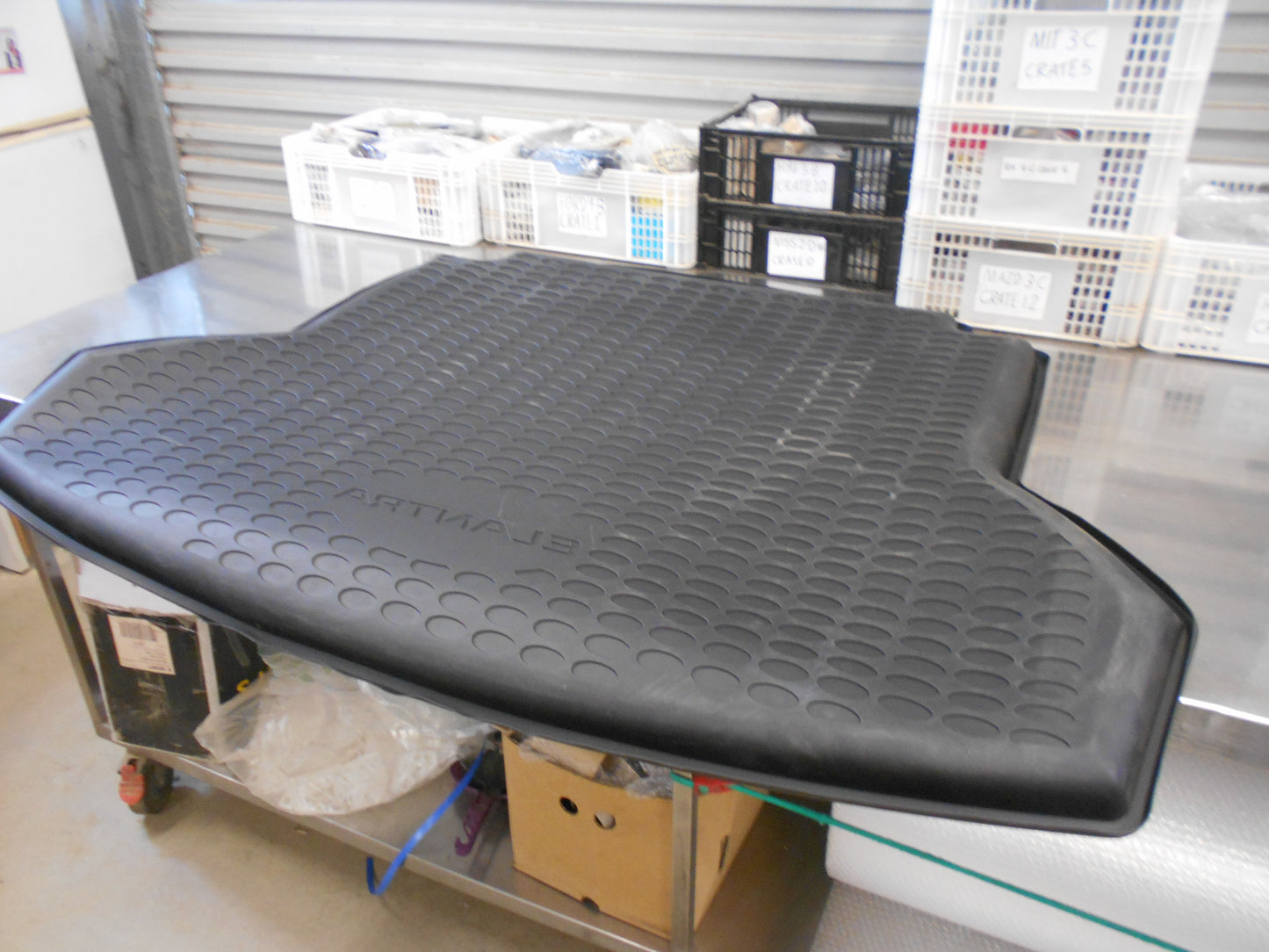Hyundai AD Elantra Genuine Rubber Cargo Liner Boot Mat Protector New Part