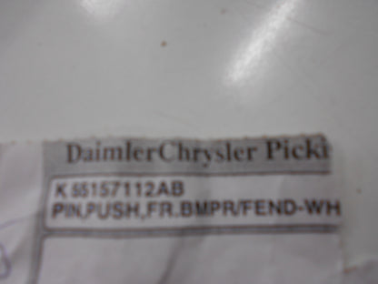 Chrysler Various Models Genuine Front Bumper, Guard Pin Push New Part