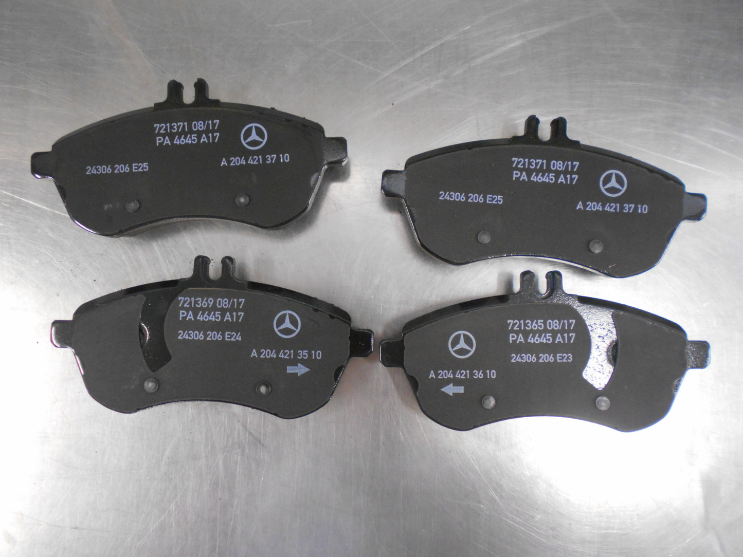 Mercedes C250/SLK250/C300 Genuine Front Brake Set New Part