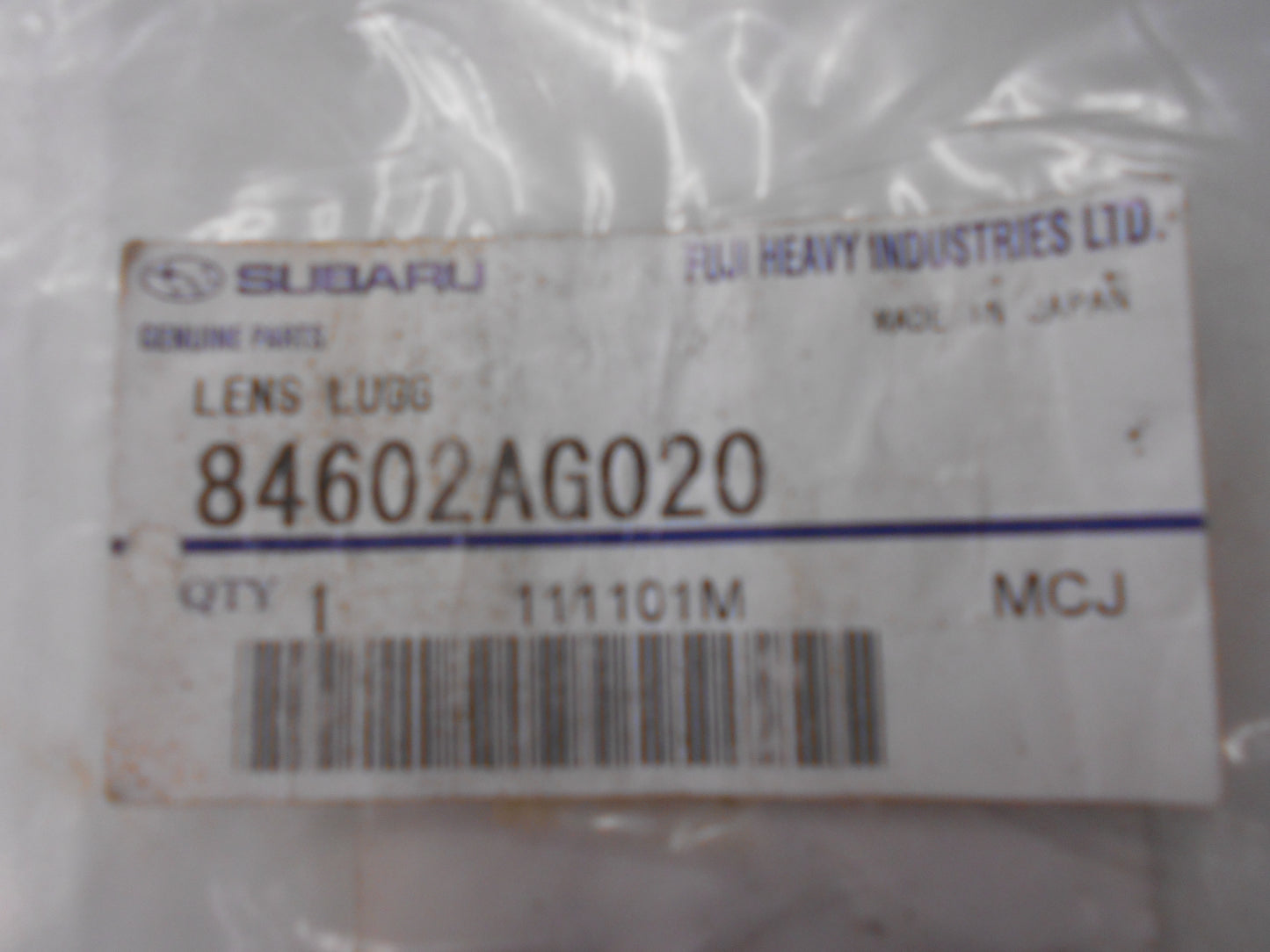 Subaru Forester Genuine Luggage Room Light Lens With Sunroof New Part