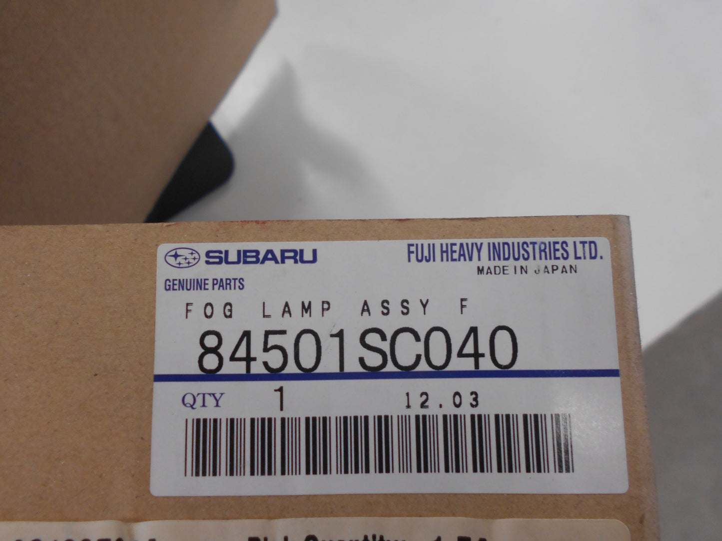 Subaru Forester Genuine  Front Right Fog Lamp Light New Part