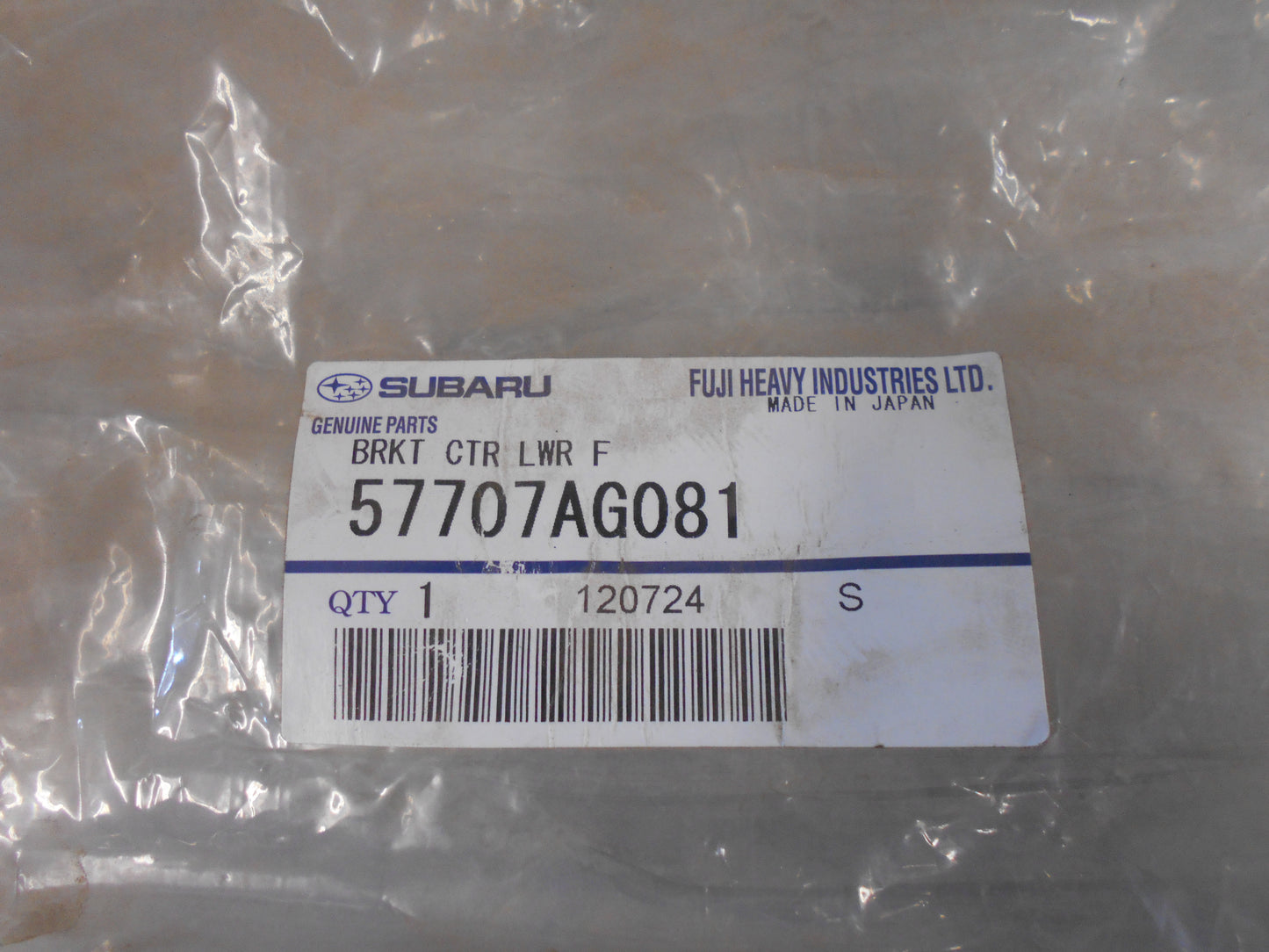 Subaru Outback Genuine Front Right Bumper Bracket New Part