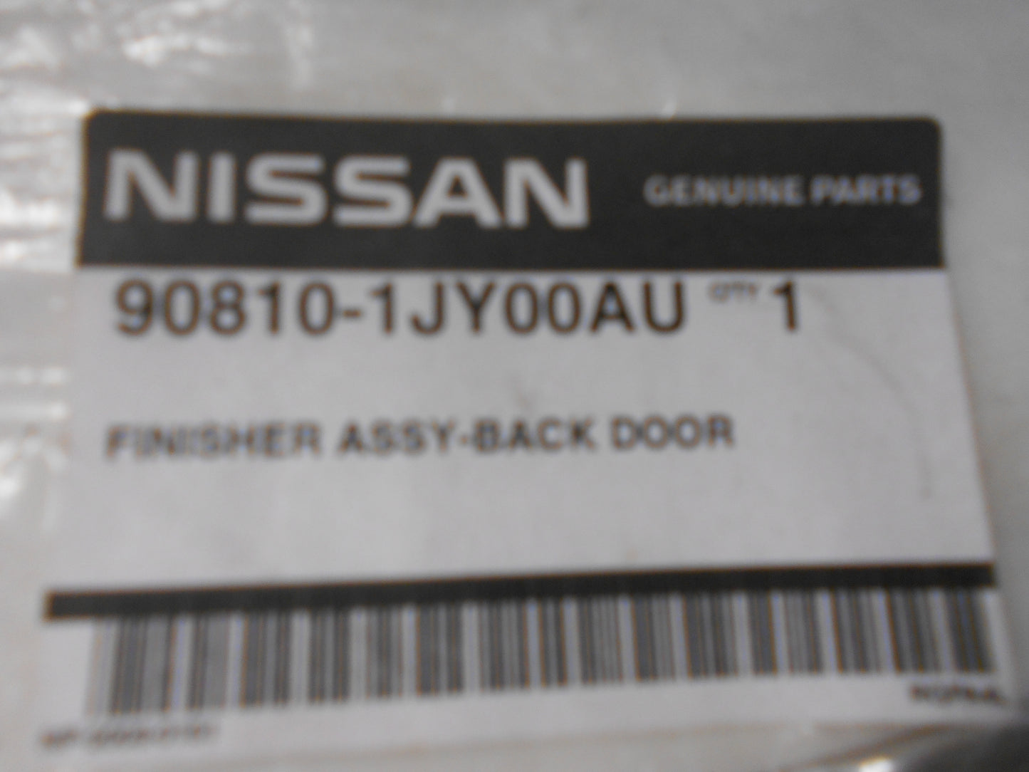Nissan Genuine License Plate Holder New Part