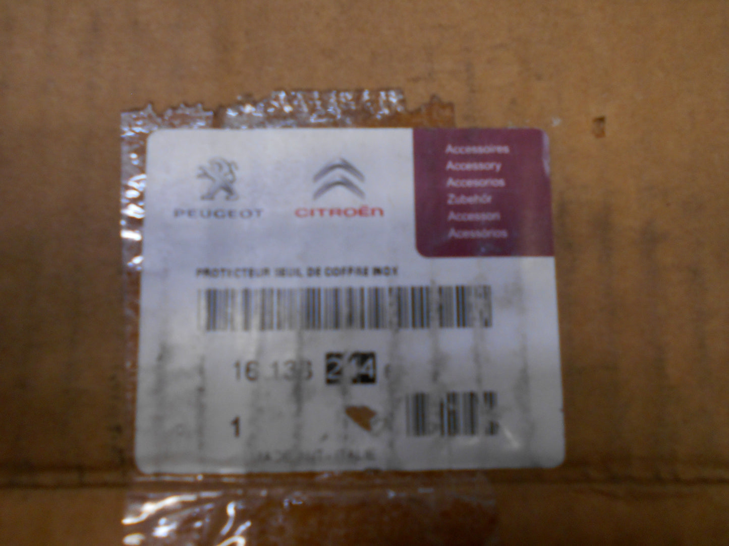 Peugeot 2008 Genuine Rear Bumper Protector New Part