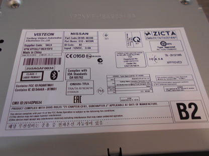 Nissan Navara D23 Stereo Radio New Part