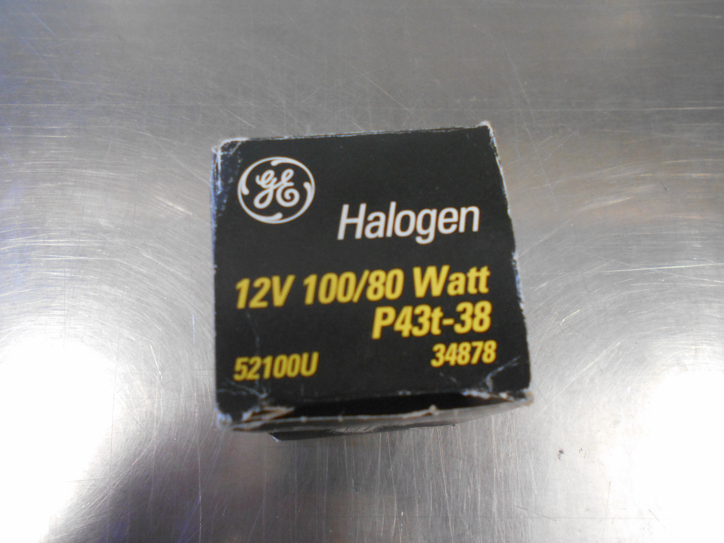 GE Halogen Bulb 12V 100/80 Watt New Part