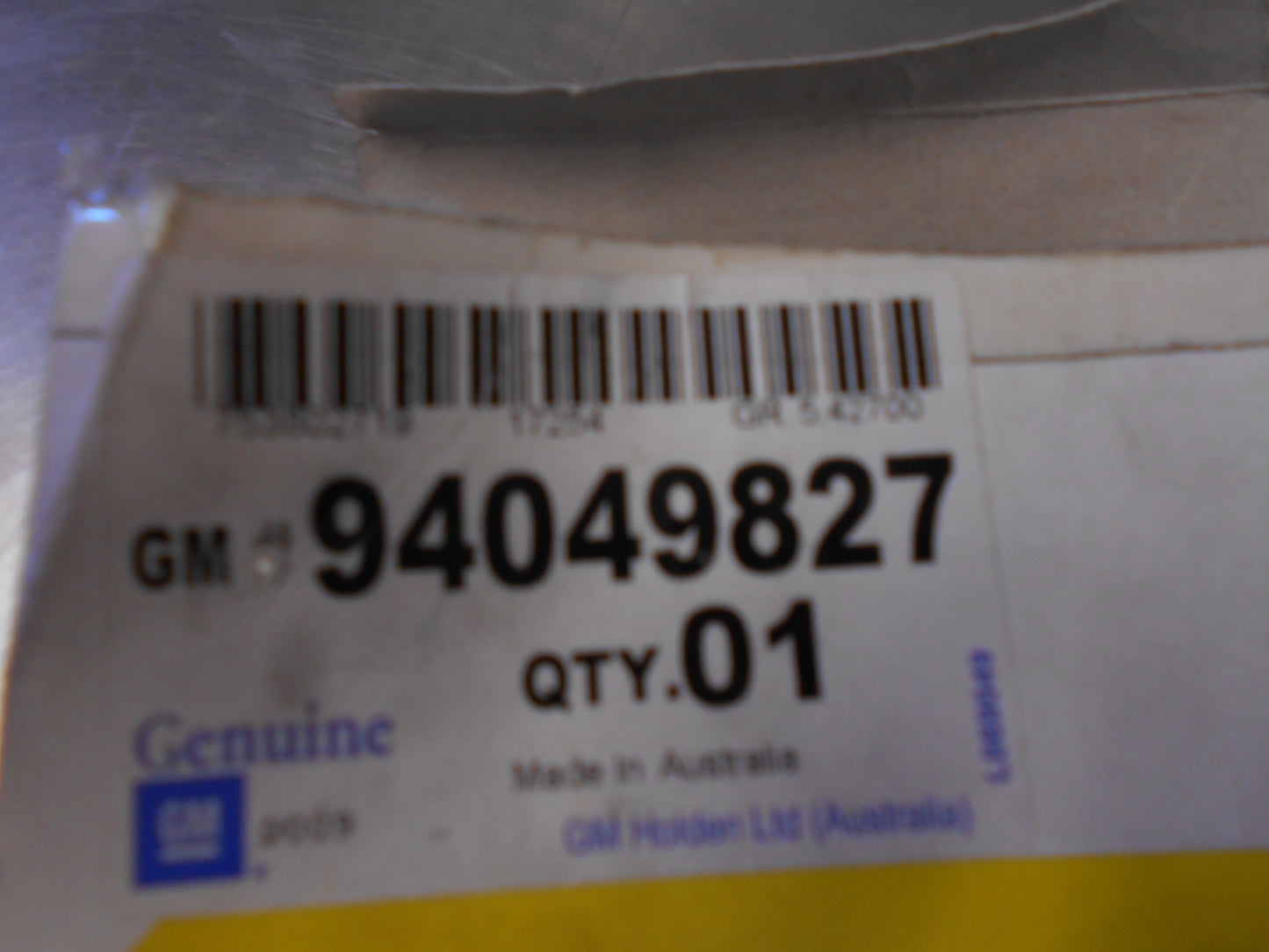 Holden Rodeo Genuine Rear Axle Bearing New Part