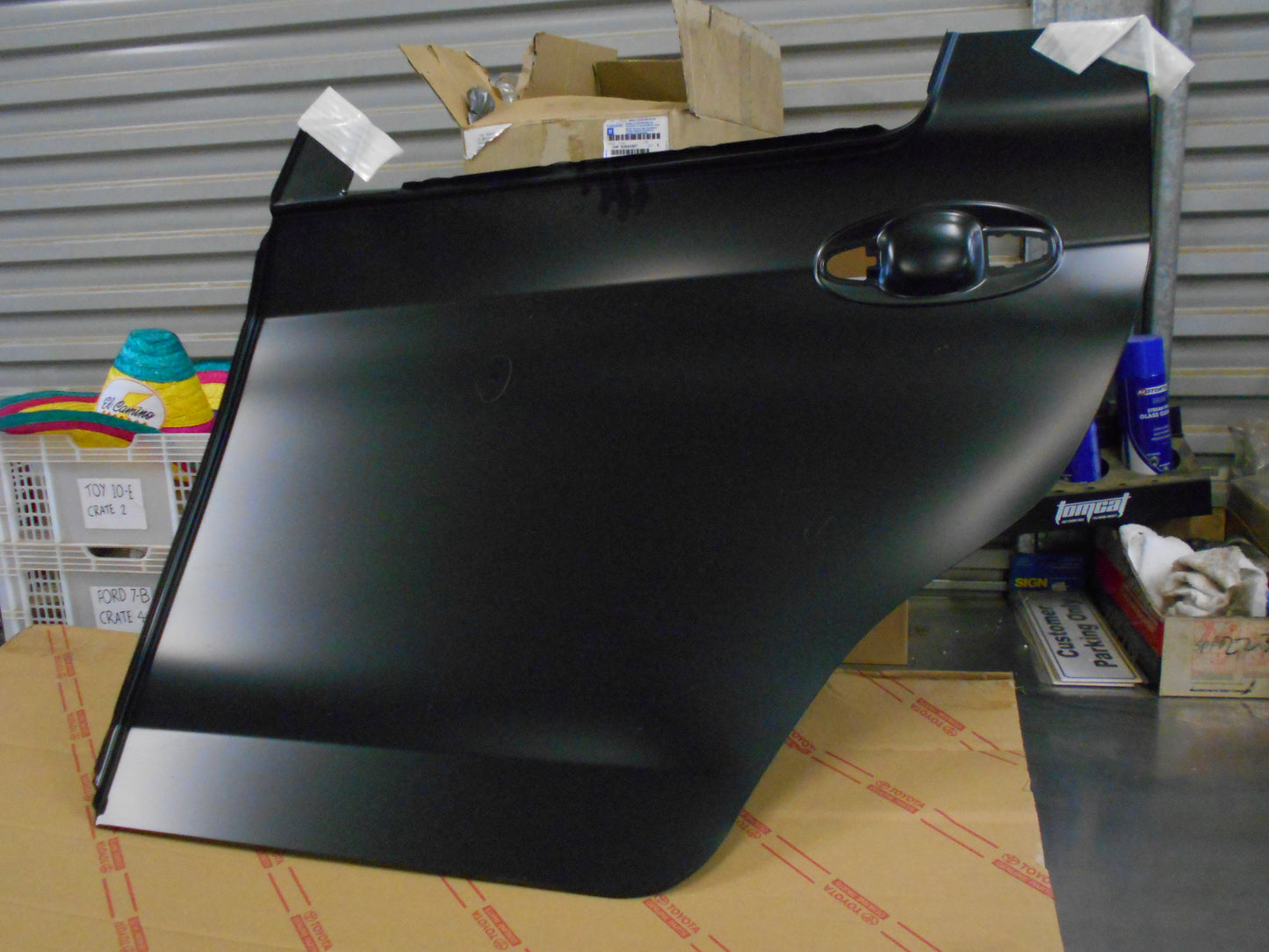 Toyota Yaris Genuine Rear Right Door Skin Outer Panel New Part