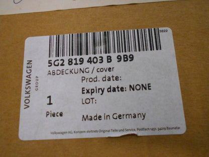 Volkswagen Golf Genuine Left Windscreen Scuttle Panel New Part