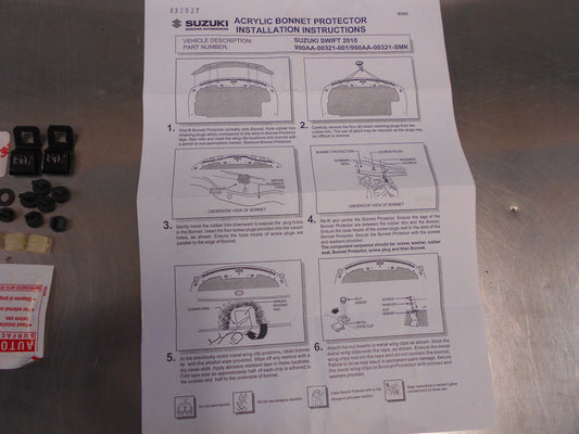 Suzuki Swift Genuine Bonnet Protector New Part