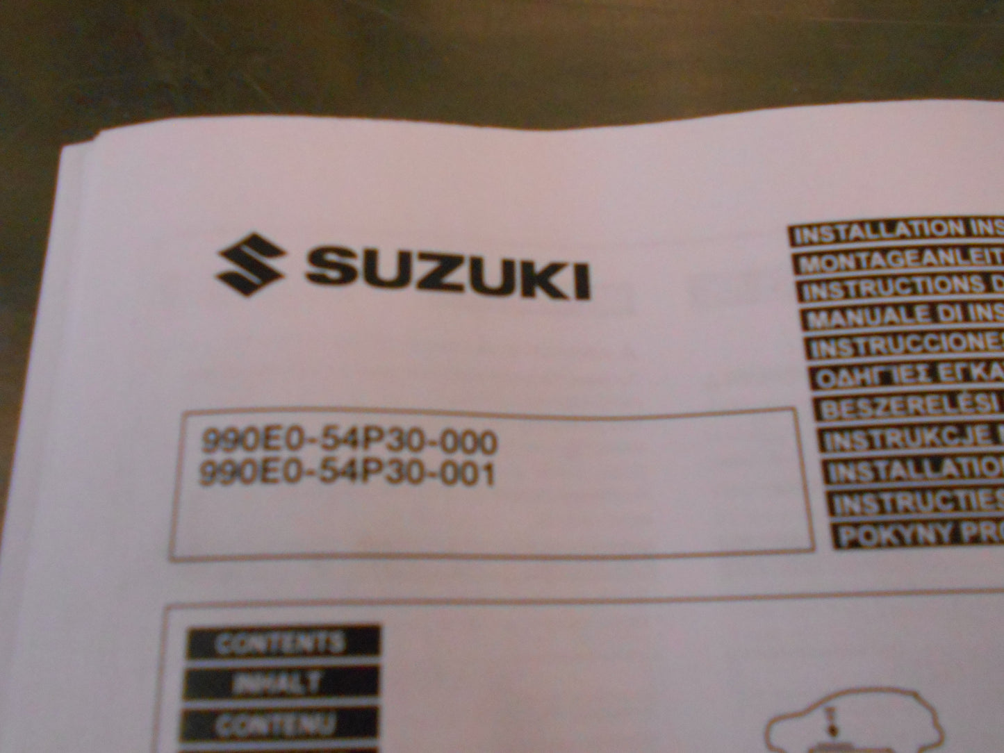 Suzuki Grand Vitara Genuine Door Sill Protection Foil Black New Part