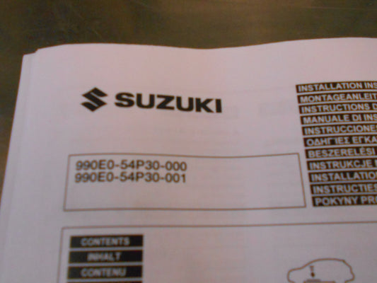 Suzuki Grand Vitara Genuine Door Sill Protection Foil Black New Part