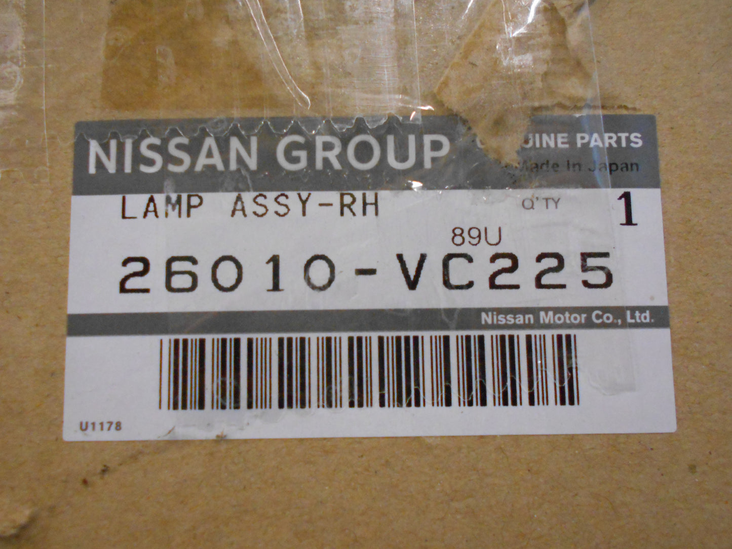 Nissan Gu Patrol Genuine Right Hand Headlight New Part