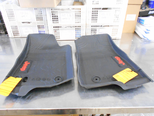Jeep JL Wrangler Genuine Rubber Floor Mat Set Of Four New Part