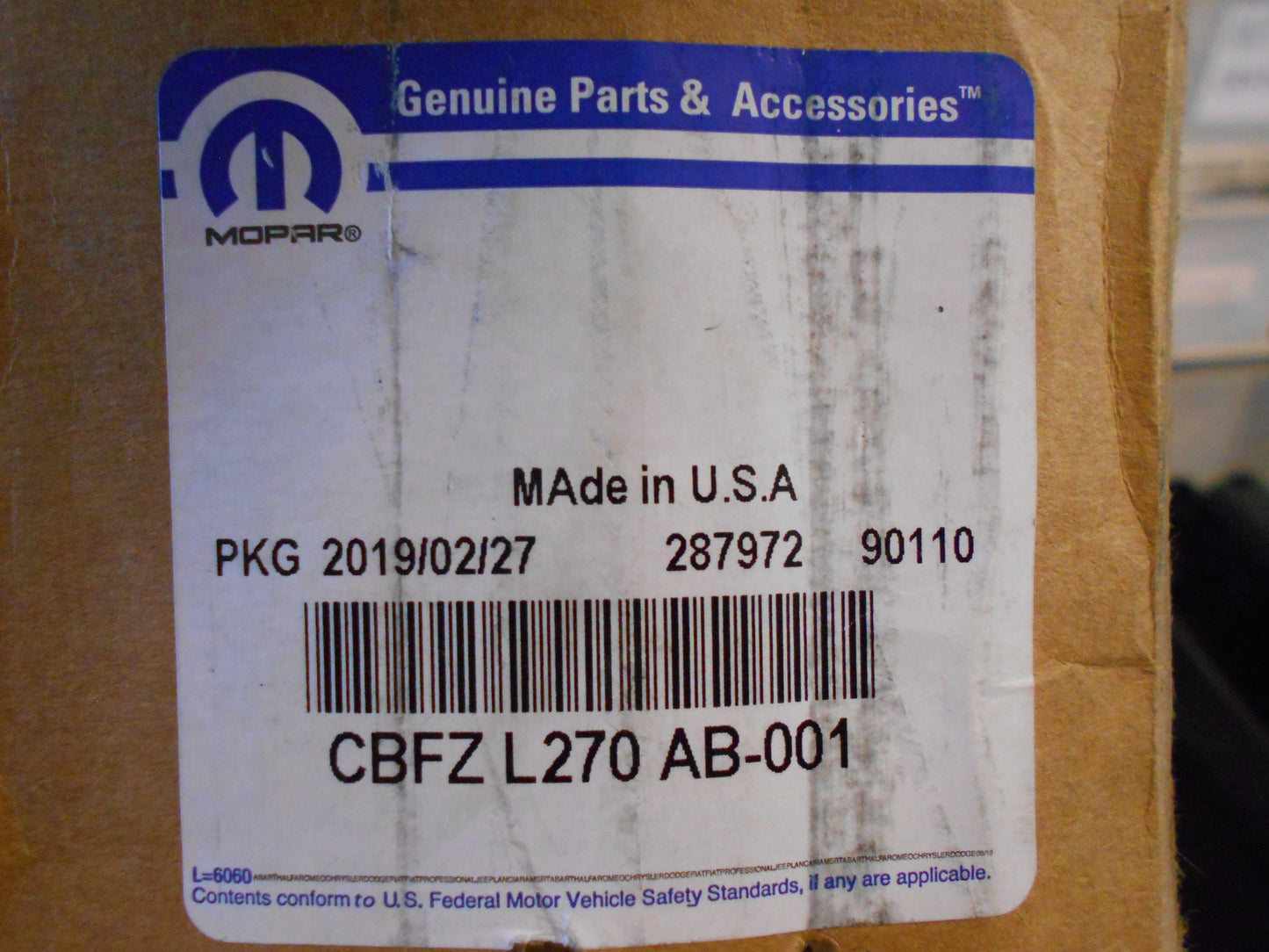 Jeep Cherokee/Liberty Genuine Lower Control Arm New Part