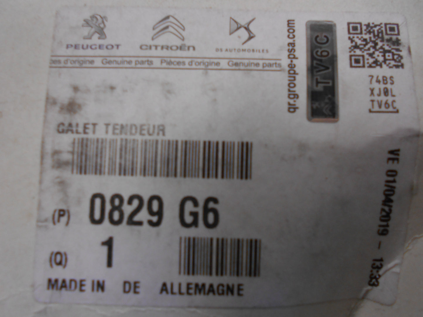 Citroen Peugeot C4 C5 3008 508 2.0 HDI Genuine Timing Tensioner Roller New Part