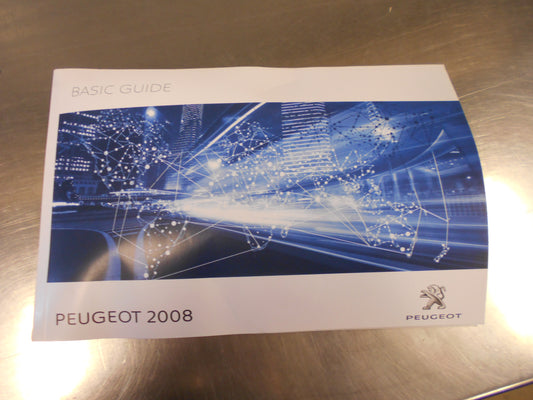 Peugeot 2008 Genuine Basic Guide Owners Manual Booklet New Part