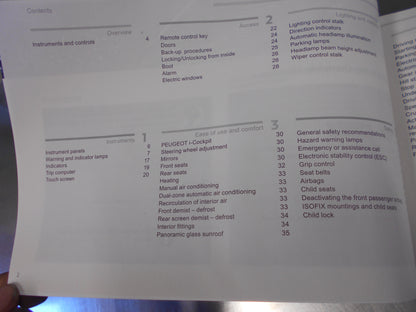 Peugeot 2008 Genuine Basic Guide Owners Manual Booklet New Part