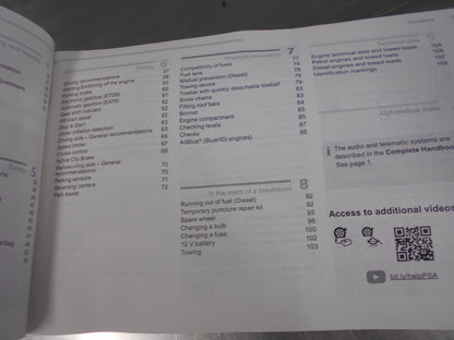 Peugeot 2008 Genuine Basic Guide Owners Manual Booklet New Part