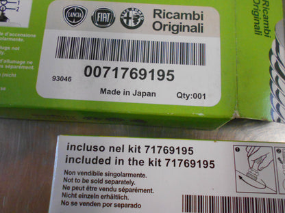 Fiat 500 Genuine Natural Power Spark Plugs (Set of 4) New Part