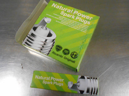 Fiat 500 Genuine Natural Power Spark Plugs (Set of 4) New Part