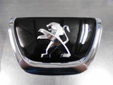 Peugeot 207/Expert Genuine Front Badge Emblem (Chrome And Black) New Part