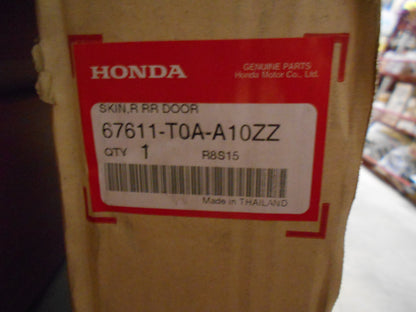Honda CR-V Genuine Rear Right Hand Door Skin Panel New Part