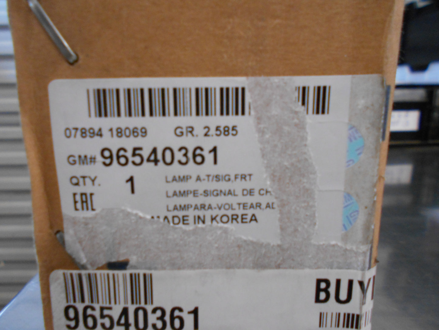 Daewoo Kalos Genuine Front Park/Indicator Light New Part