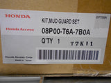 Honda Civic 5 Door Genuine Purple Mudguard Kit New Part