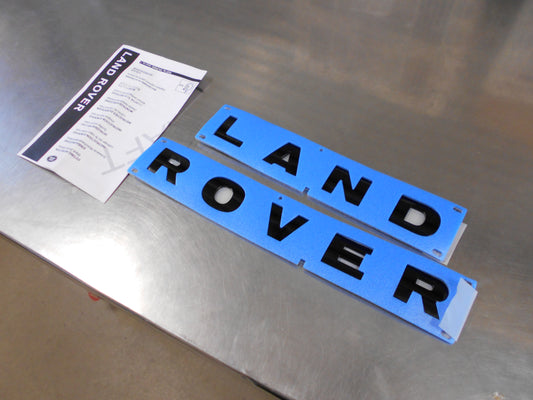 Land Rover Defender Genuine Gloss Bonnet Badge New Part