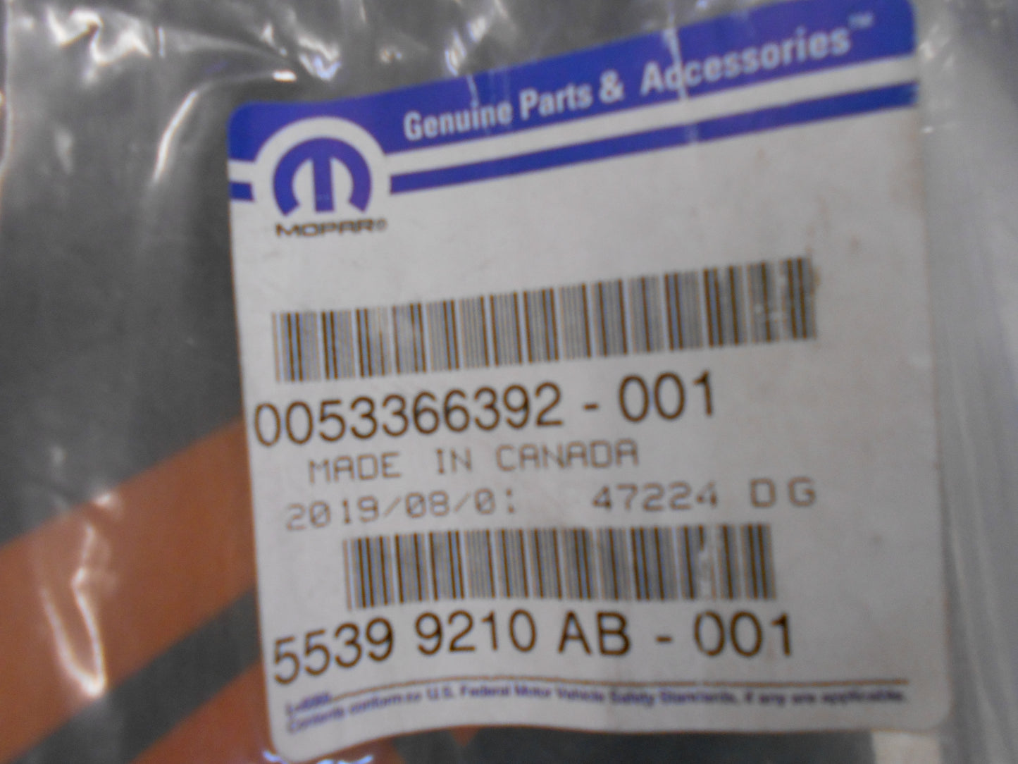 Jeep Grand Cherokee Genuine Rear Inner Door Weatherstrip Belt New Part