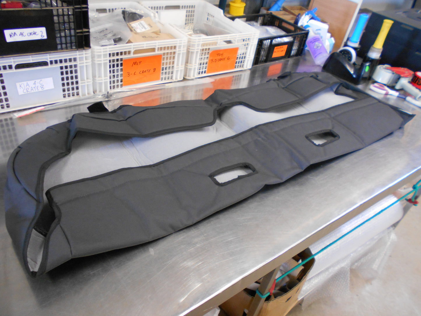 Ironman Rear Canvas Seat Covers Suitable For Nissan Navara NP300 New Part