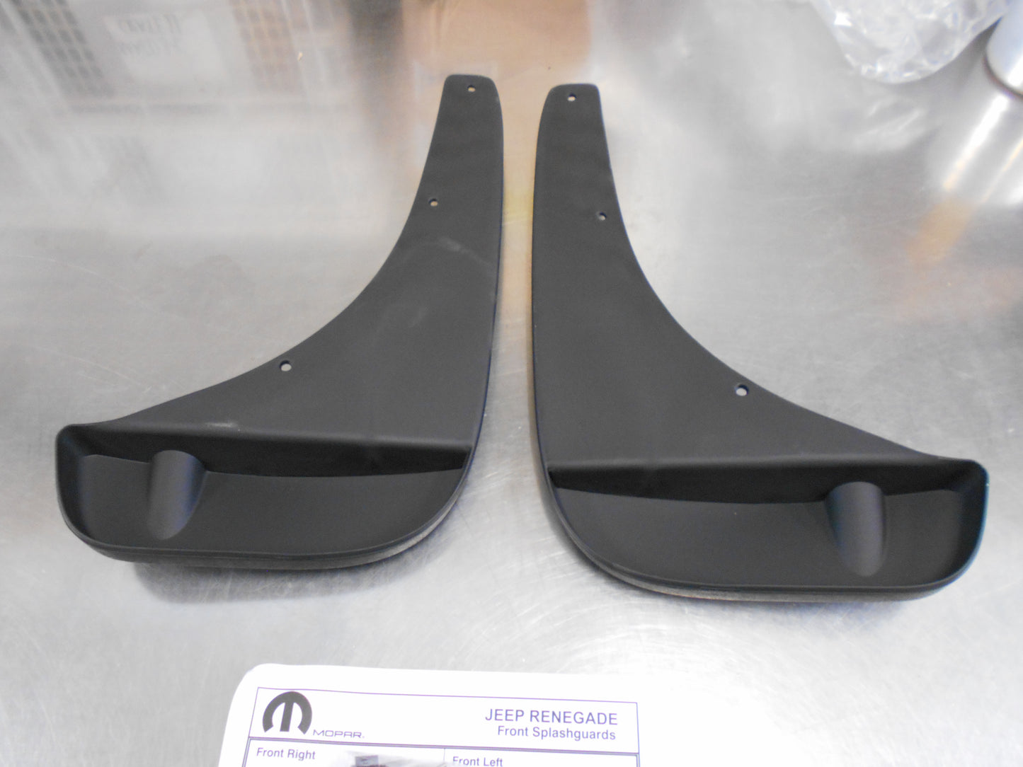 Jeep Renegade Genuine Front Mud Guards New Part