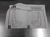 Jeep Renegade Genuine Rear Mud Guards New Part