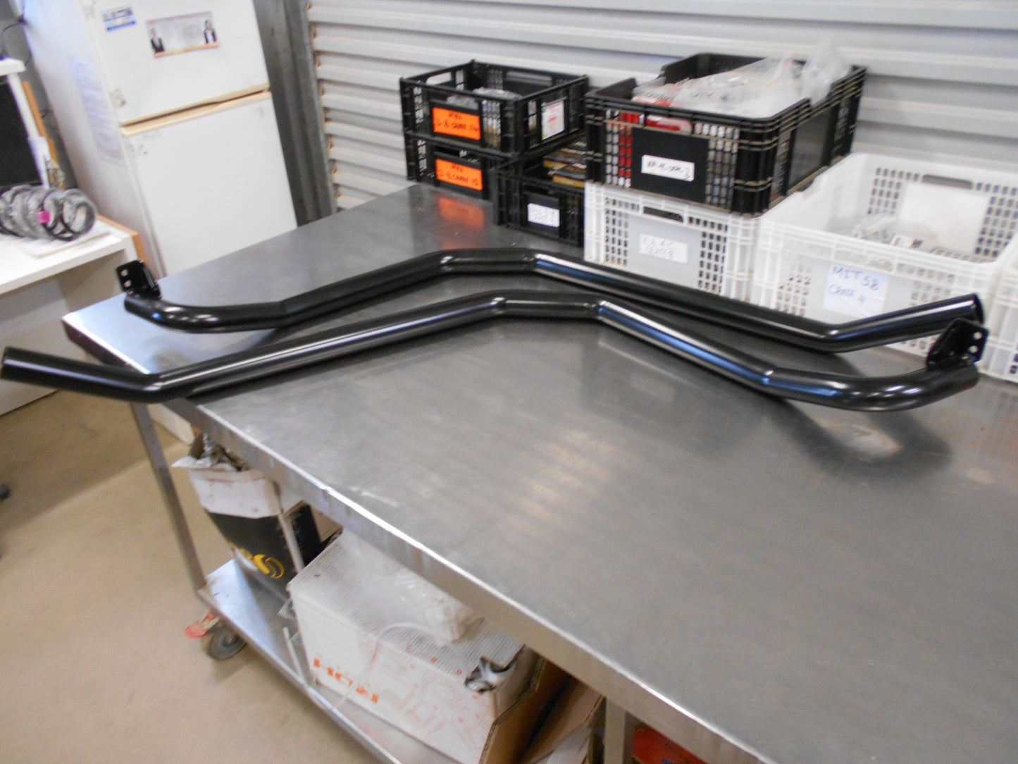Isuzu D-Max Genuine Right Hand & Left Hand Bull Bar Side Rail / Brush Bars New Part