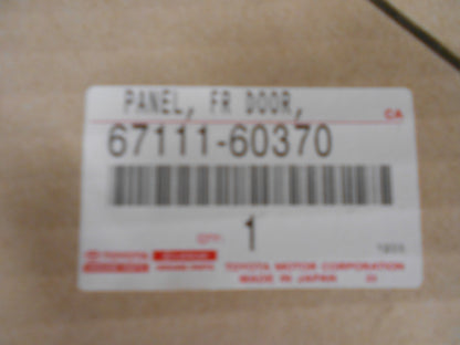 Toyota Landcruiser Prado Genuine Right Hand Front Outer Door Skin Panel New Part