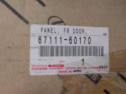 Toyota Landcruiser Genuine Right Hand Front Outer Door Skin Panel New Part