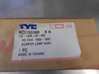 HONDA CIVIC TYC Right Hand Front Bumper Light New Part