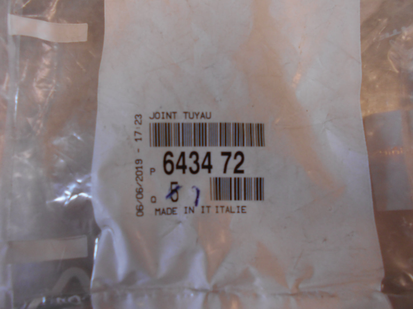 Peugeot/Citroen Genuine Washer Seal Gasket New Part
