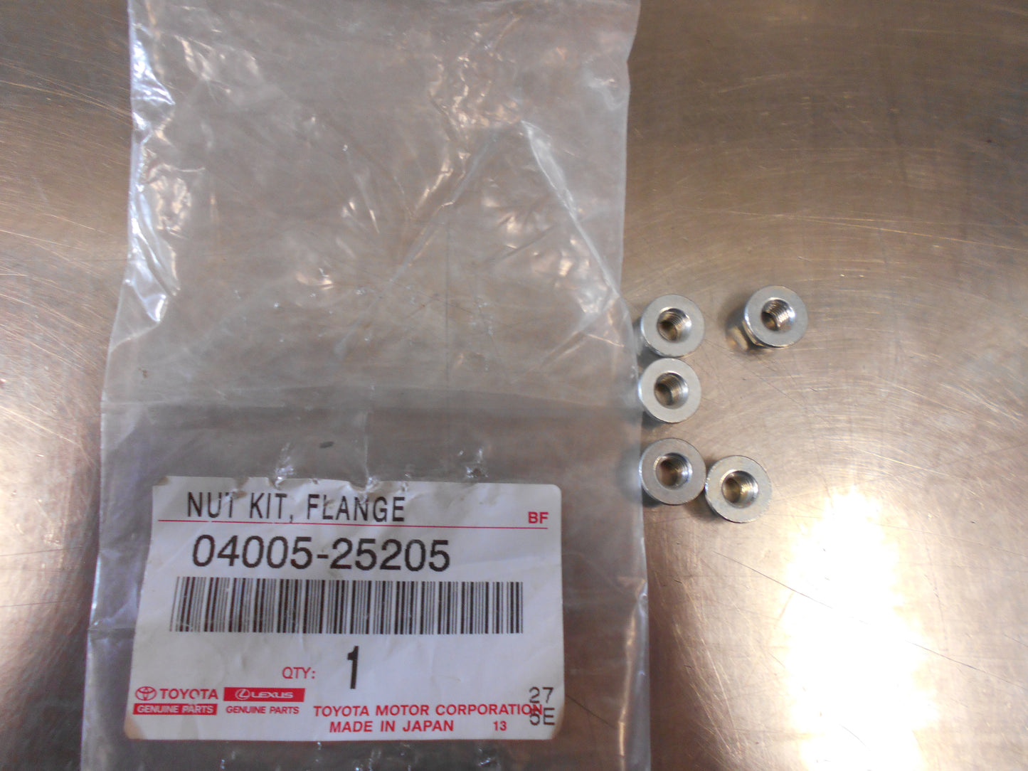 Toyota Corolla Genuine Flange Nut Kit New Part