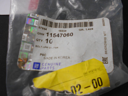 Holden Captiva Genuine Upper Oil Pan Bolt New Part