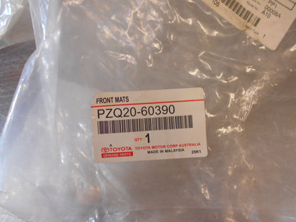 TOYOTA LAND CRUISER GENUINE FRONT RUBBER MATS NEW PART