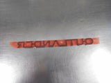 Mitsubishi Outlander Genuine "Outlander' Badge Emblem New Part