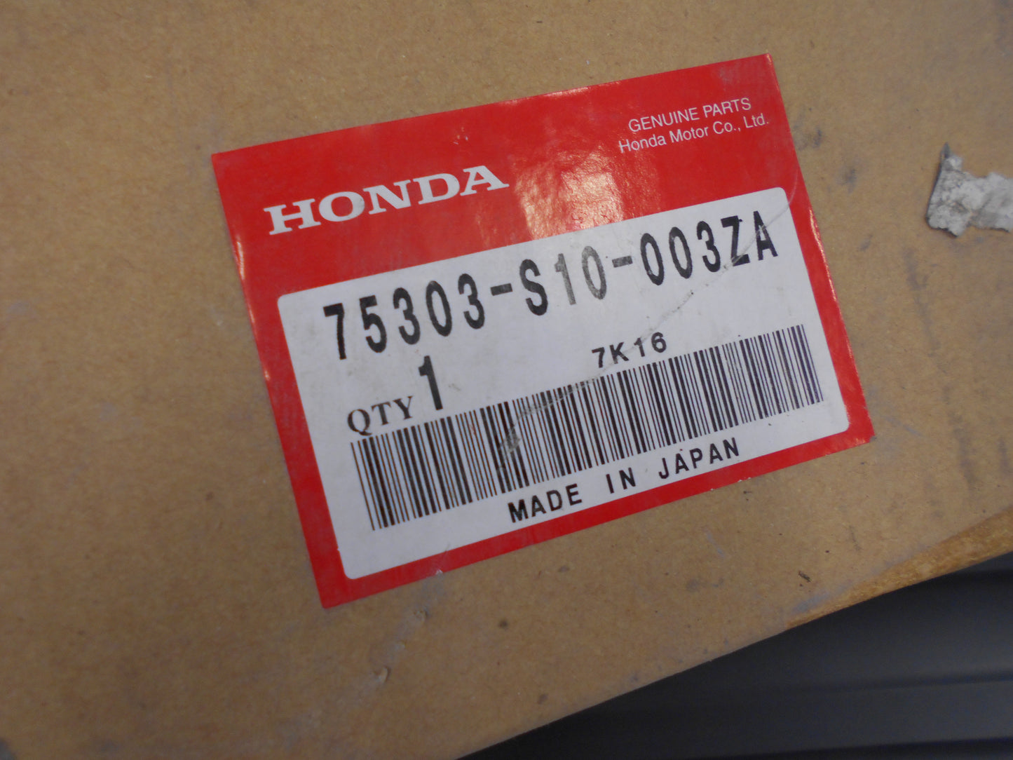 Honda CR-V Genuine Rear Right Hand Door Protector New Part